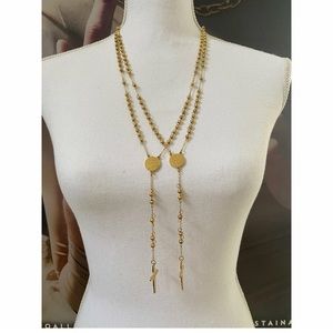 Rosary bead necklace